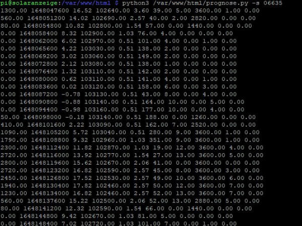 python3 /var/www/html/prognose.py -s06635