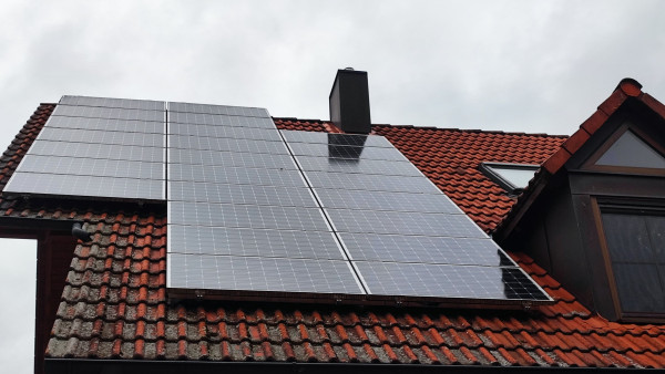 Solaranlage auf dem Dach