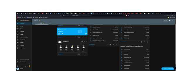 So sieht ohne solaranzeige aus