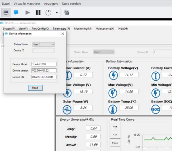Screenshot-EPEVER-Software Windows